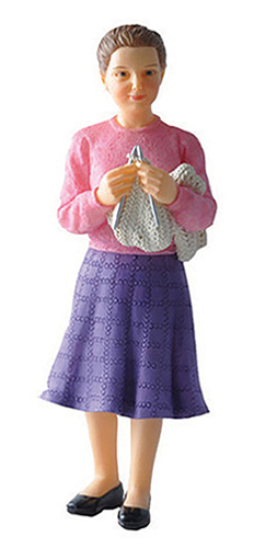 Dollhouse Miniature Irene Resin Doll